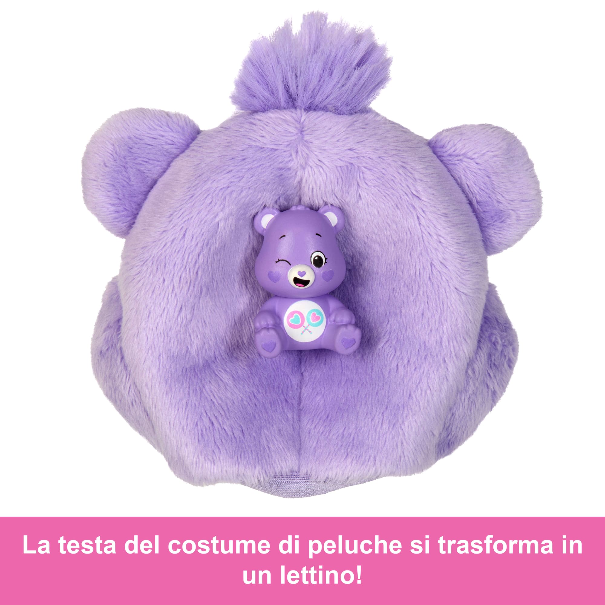 Bambola Barbie Cutie Reveal Serie Care Bears Con Accessori in Costume Di Peluche Share Bear, 10 Sorprese