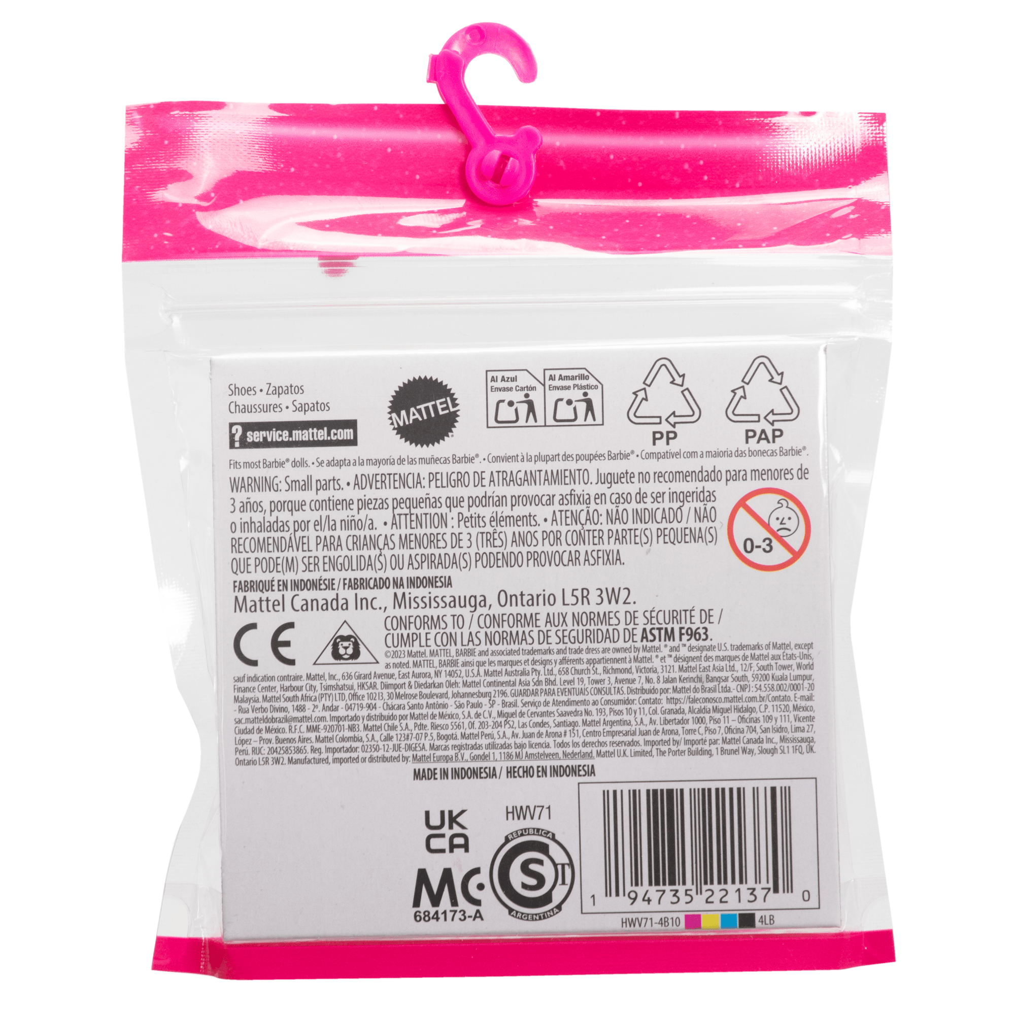 Accesorios Para Muñeca Barbie, 5 Pares De Zapatos, Incluidos Tacones, Zapatillas Y Sandalias