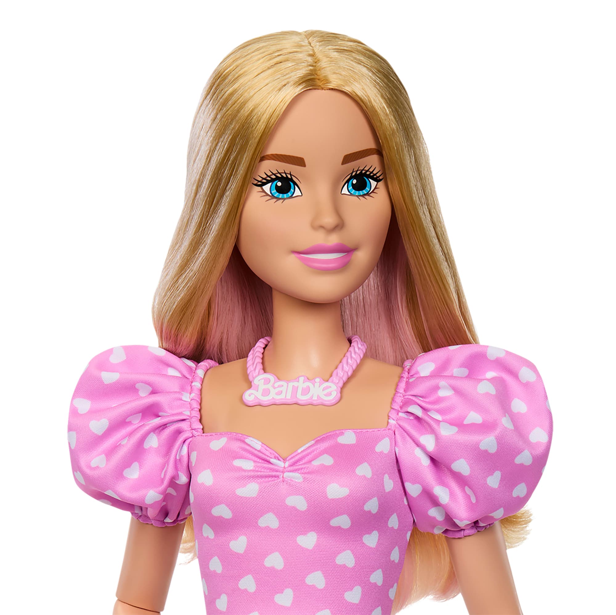 Bambola Barbie Bionda Da 71 Cm Con Accessori E Abiti Rimovibili, Collana E Borsetta