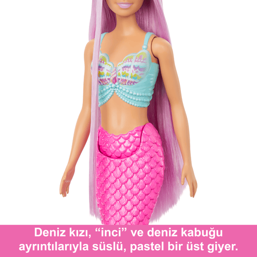 17 Cm Uzunluğunda Renkli Saçlı Deniz Kızı Barbie Ile Saç Şekillendirme Oyunlarına Uygun Aksesuarlar