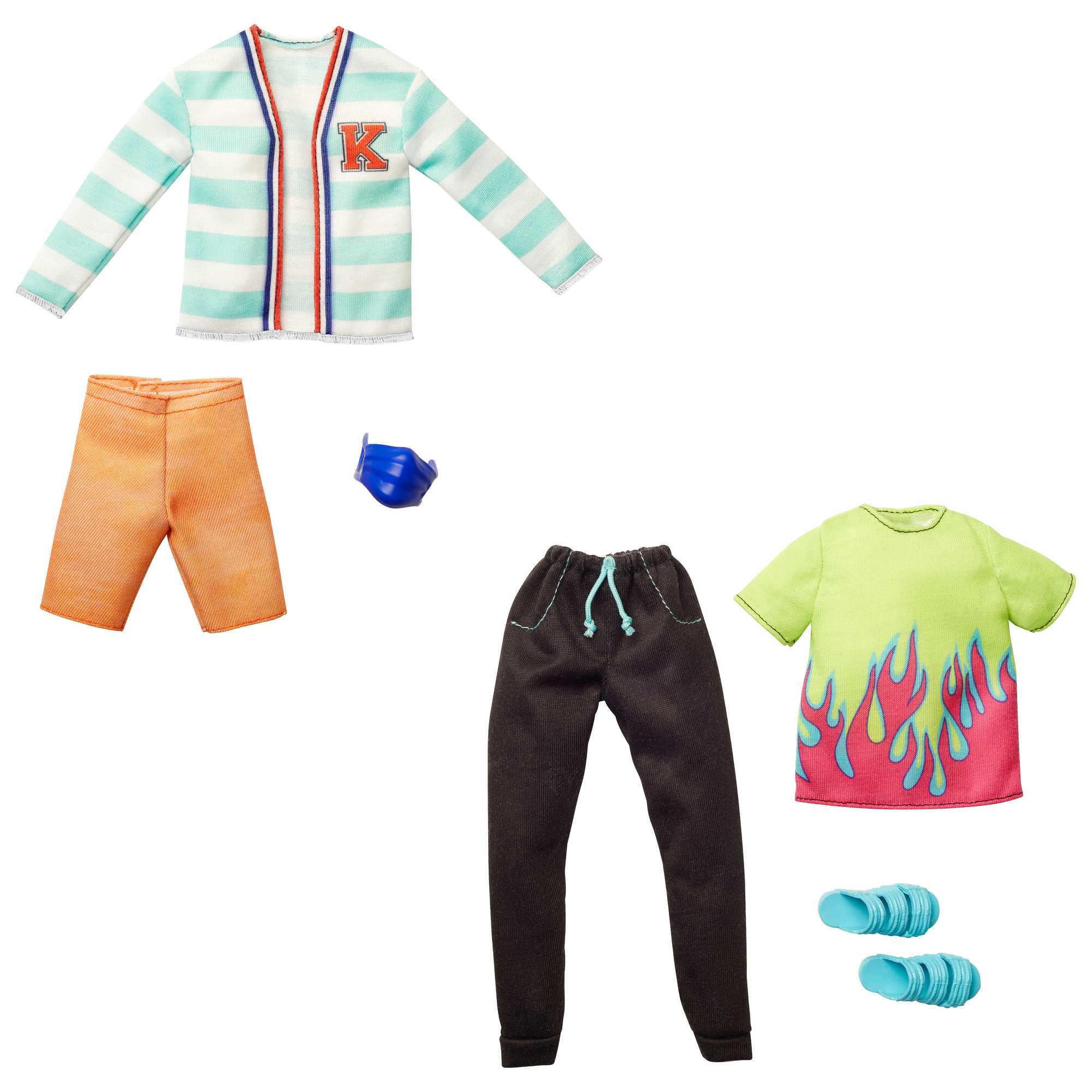 Abiti Barbie Vestiti Per Bambola Ken Con 1 Outfit E 1 Accessorio