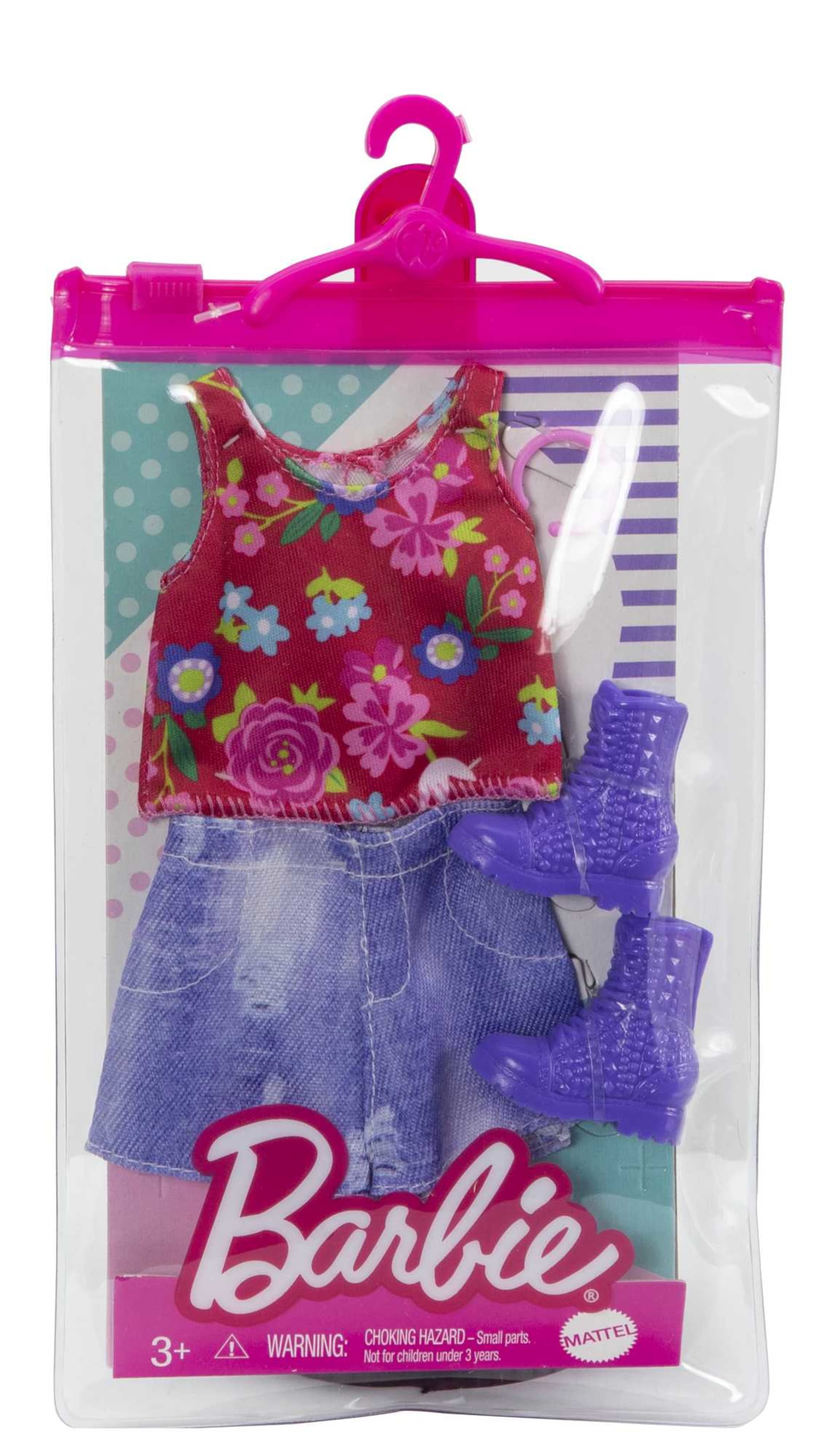 Assortimento Di Abiti Barbie, 1 Outfit E 2 Accessori Per Barbie